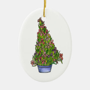 Weihnachtsfeier Keramikornament
