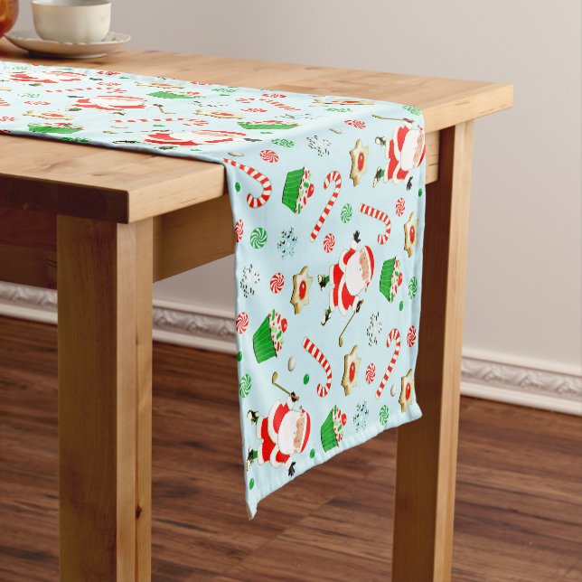 Weihnachtsfeier Kurzer Tischläufer (Beispiel)
