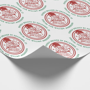 Weihnachtsfeier Lieferung Personalisierte Wrapp Geschenkpapier