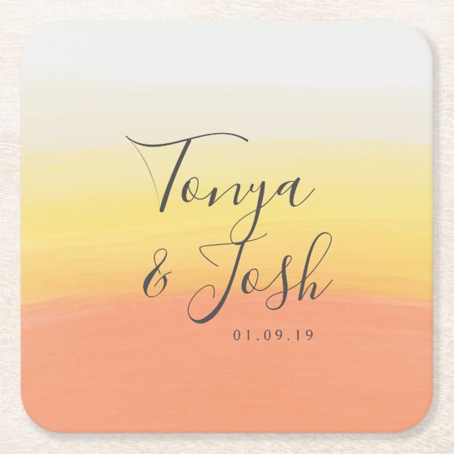 Weihnachtsfeier mit Candy Corn Rechteckiger Pappuntersetzer (Vorderseite)