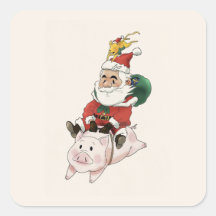 Weihnachtsfeier mit einer Maus, die auf Karten häl