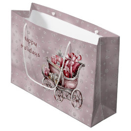 Weihnachtsfeier mit Geschenken Weihnachtsgeschenk Große Geschenktüte