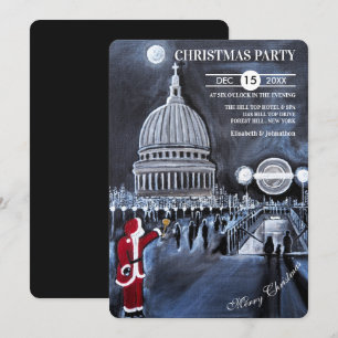 Weihnachtsfeier mit Santa in London Einladung