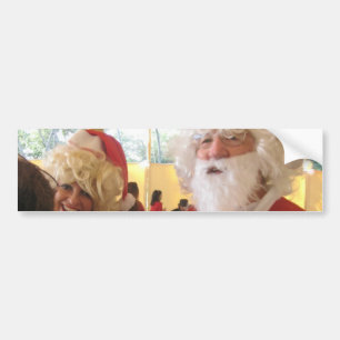 Weihnachtsfeier & Mrs. Claus - Feierlichkeiten Autoaufkleber