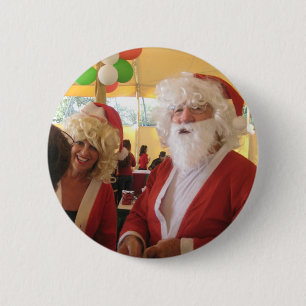 Weihnachtsfeier & Mrs. Claus - Feierlichkeiten Button