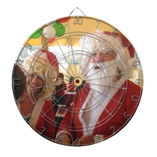 Weihnachtsfeier & Mrs. Claus - Feierlichkeiten Dartscheibe (vorne)