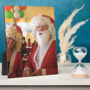 Weihnachtsfeier & Mrs. Claus - Feierlichkeiten Fotoplatte