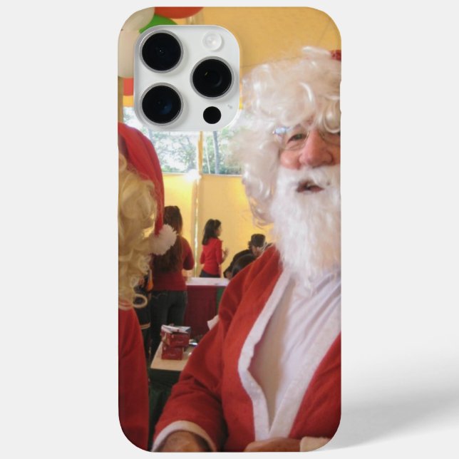 Weihnachtsfeier & Mrs. Claus - Feierlichkeiten iPhone 15 Pro Max Hülle (Rückseite)