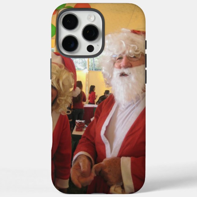 Weihnachtsfeier & Mrs. Claus - Feierlichkeiten iPhone 16 Pro Max Hülle (Rückseite)