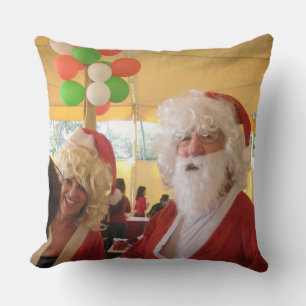 Weihnachtsfeier & Mrs. Claus - Feierlichkeiten Kissen