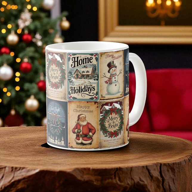 Weihnachtsfeier Nostalgische Tasse (Von Creator hochgeladen)