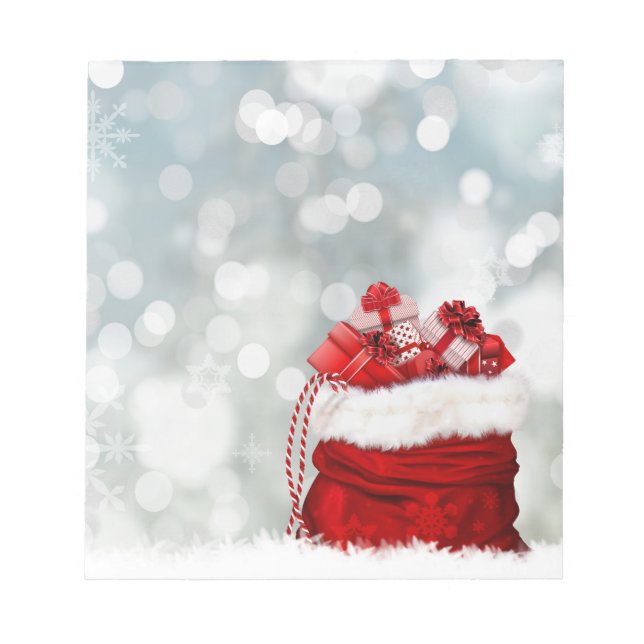 Weihnachtsfeier Notizblock (Vorderseite)