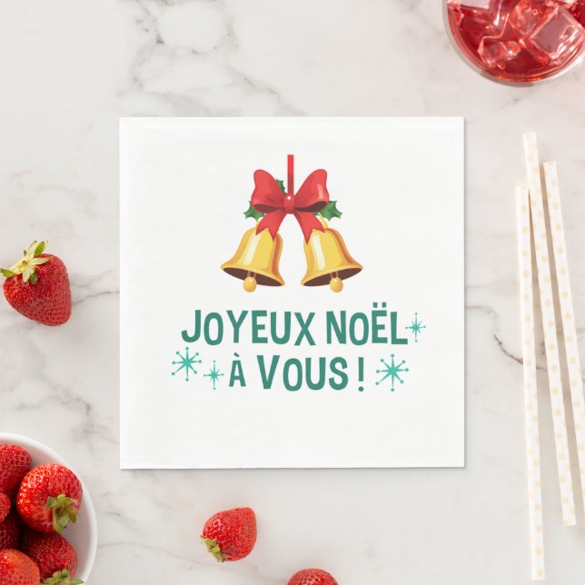 Weihnachtsfeier-Papier-Servietten – Festliche Feie Serviette (Beispiel)