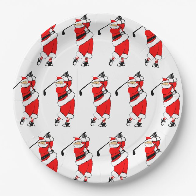 Weihnachtsfeier Pappteller (Vorderseite)