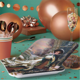 Weihnachtsfeier Pappteller