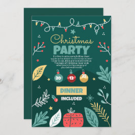 Weihnachtsfeier, Party Einladung