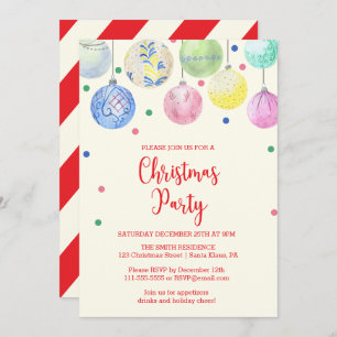 Weihnachtsfeier Party Einladung