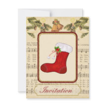 Weihnachtsfeier Party Einladung mit Weihnachten