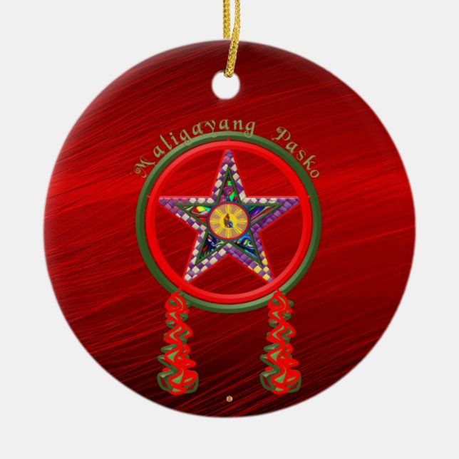 Weihnachtsfeier, philippinische Dekoration (Vorne)
