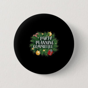 Weihnachtsfeier Planungs-Shirts & Bekleidung _ Rot Button