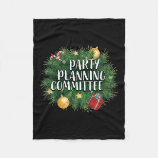 Weihnachtsfeier Planungs-Shirts & Bekleidung _ Rot Fleecedecke