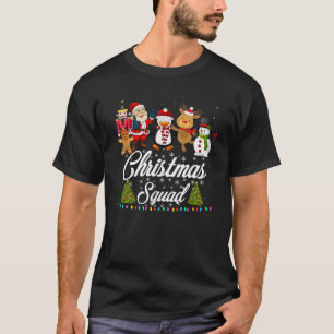 Weihnachtsfeier Santa Reindeer Snowman Gingerbrot T-Shirt