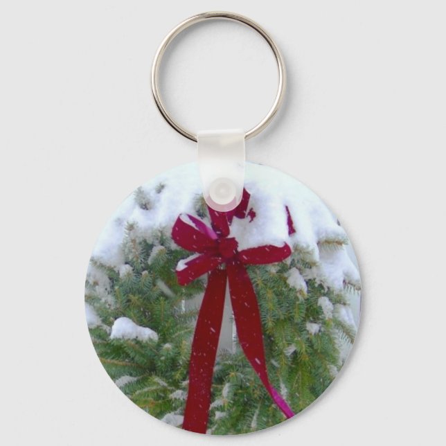 Weihnachtsfeier Schlüsselanhänger (Vorderseite)