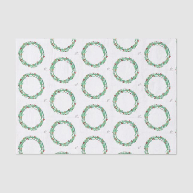 Weihnachtsfeier Seidenpapier (Vorderseite)