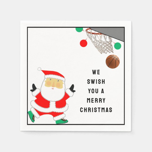 Weihnachtsfeier Serviette (Vorderseite)