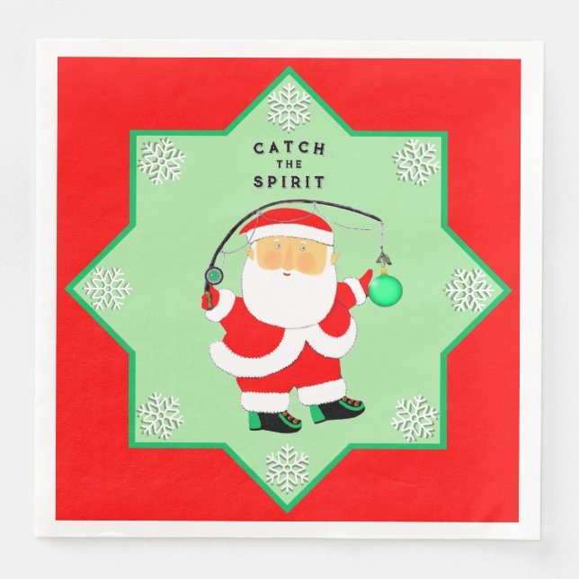 Weihnachtsfeier Serviette (Vorderseite)