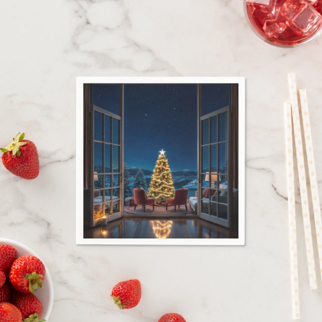 Weihnachtsfeier Serviette (Beispiel)
