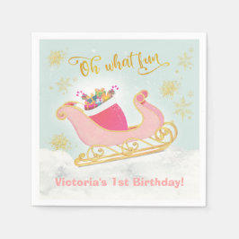 Weihnachtsfeier Serviette