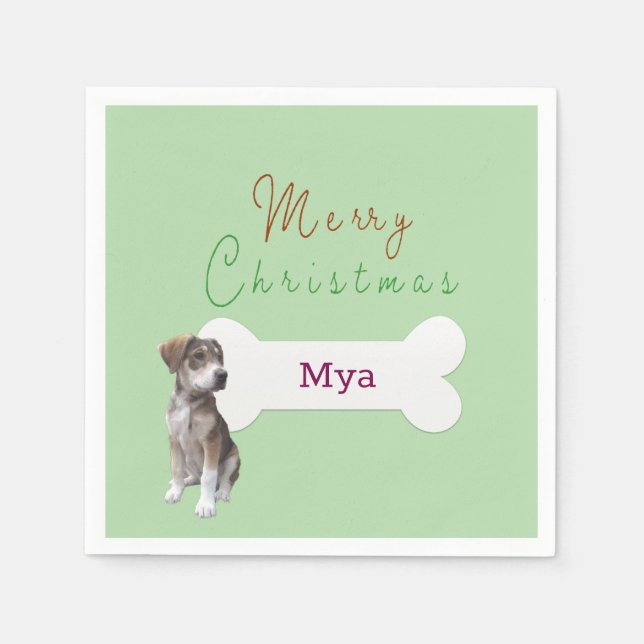 Weihnachtsfeier Serviette (Vorderseite)