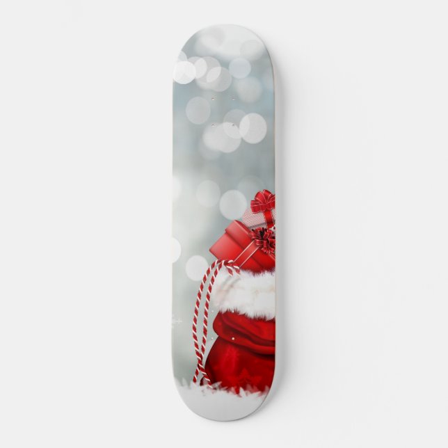 Weihnachtsfeier Skateboard (Vorderseite)