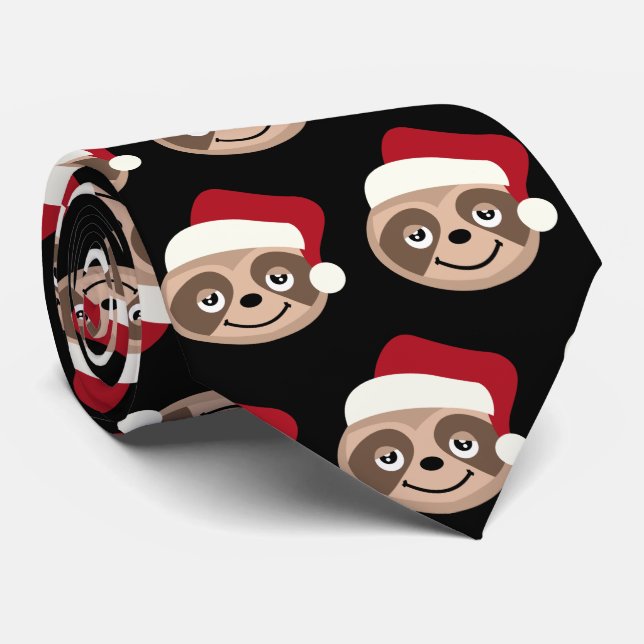 Weihnachtsfeier Slothmas Xmas Krawatte (Gerollt)