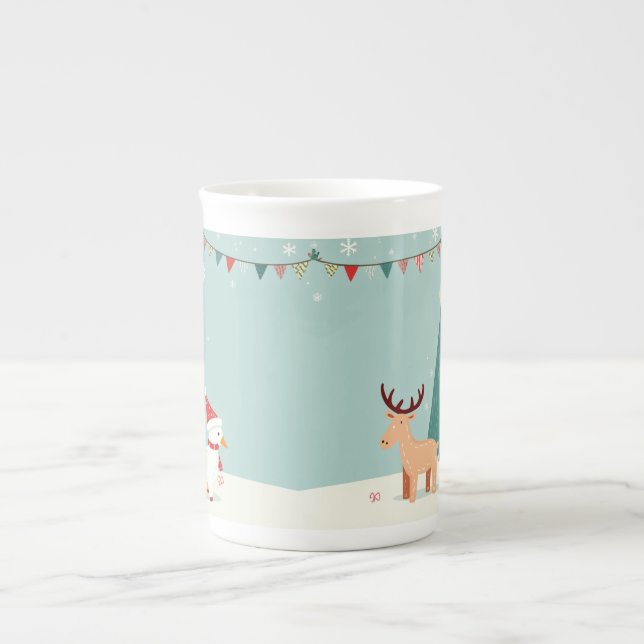 Weihnachtsfeier Tasse (Vorderseite)