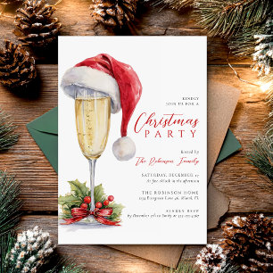 Weihnachtsfeier-Urlaubs-Cocktail Einladung