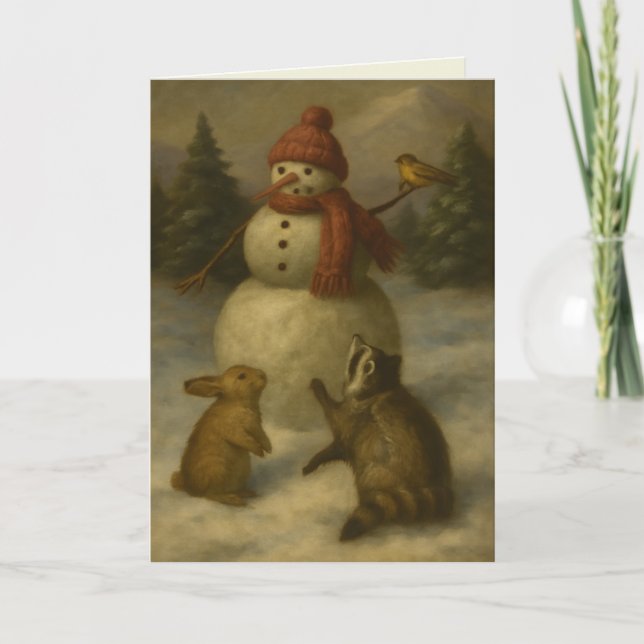 "Weihnachtsfeier" - Von Blake Mauney Feiertagskarte (Vorderseite)