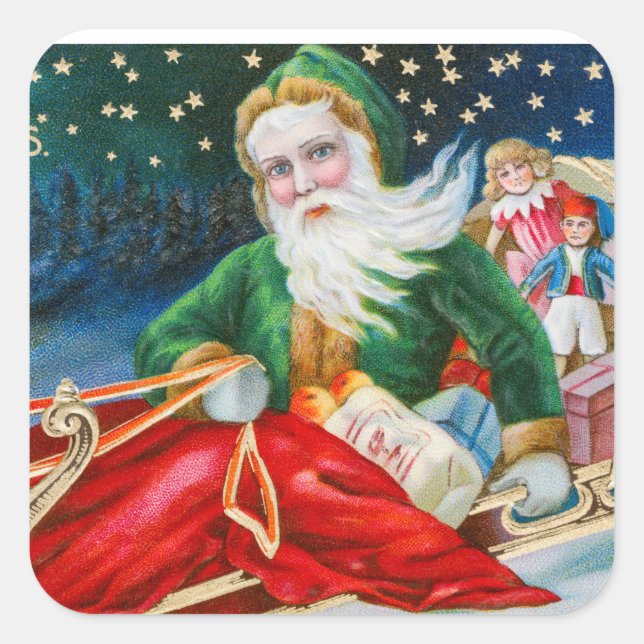 Weihnachtsfeier Weihnachtsfeier Weihnachtsfeier Pa Quadratischer Aufkleber (Vorderseite)