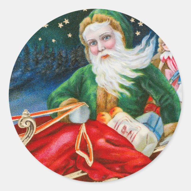 Weihnachtsfeier Weihnachtsfeier Weihnachtsfeier Pa Runder Aufkleber (Vorderseite)