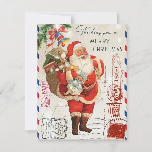 Weihnachtsfeier Weihnachtsgrüße Mail Feiertagskarte (Vorderseite)