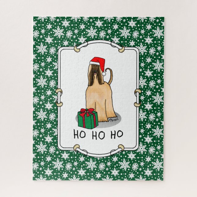 Weihnachtsfeier Weihnachtsmannmütze Afghanischer H (Vertikal)