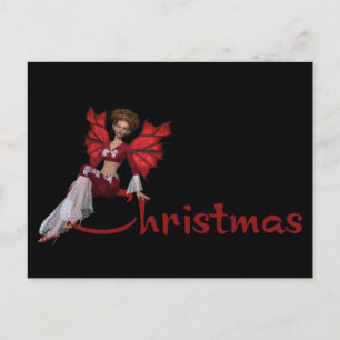 Weihnachtsfeier - Weihnachtspostkarte Feiertagspostkarte