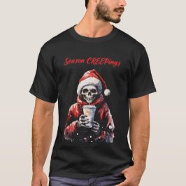 Weihnachtsfeier Weihnachtsskelett T-Shirt