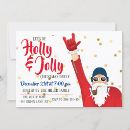 Weihnachtsfeierliche Party Einladung