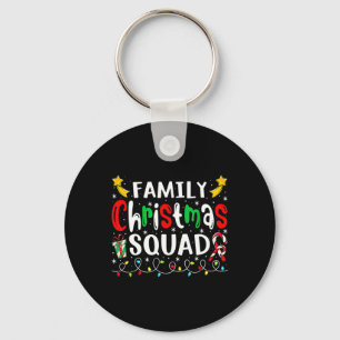 Weihnachtsfeierliche Weihnachtsmannmütze Crew Spaß Schlüsselanhänger