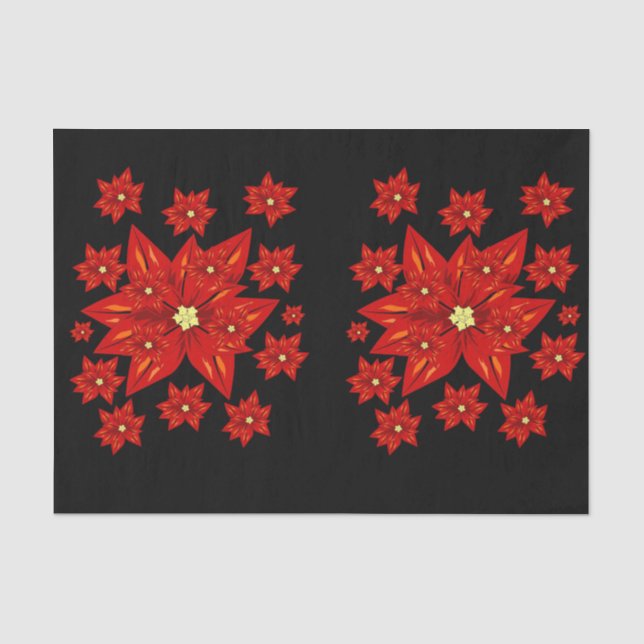 Weihnachtsfeierlichkeiten Seidenpapier (Vorderseite)