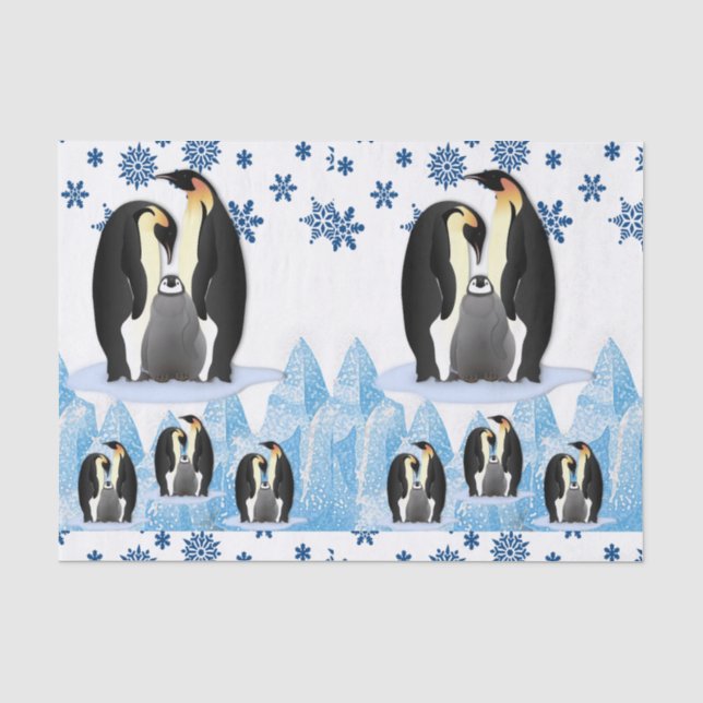 Weihnachtsfeierlichkeiten Seidenpapier (Vorderseite)