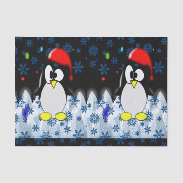 Weihnachtsfeierlichkeiten Seidenpapier (Vorderseite)