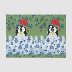 Weihnachtsfeierlichkeiten Seidenpapier